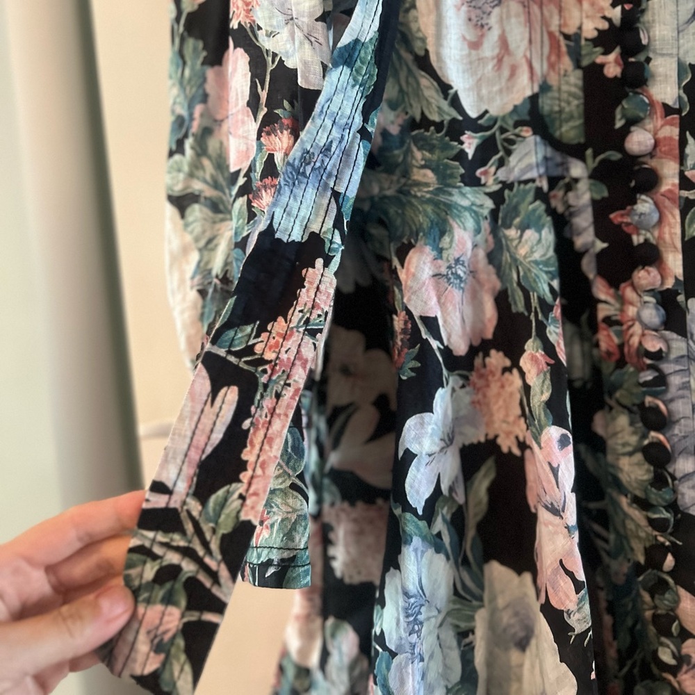 Zimmermann Floral High-Neck Dress - Picture 6 of 6